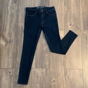 American Eagle dark blue skinny jeans